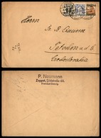 24478 ESTERO - GERMANIA - Danzica – Busta Affrancata Per 4 Marchi (Unif. 41+51+76) Da Zoppot Per La Cecoslovacchia Del 8 - Other & Unclassified