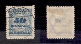 24482 ESTERO - GERMANIA - 1923 – 50 Md Azzurro E Azzurro Scuro (330) – Groch 2.10.23 (1.000) - Sonstige & Ohne Zuordnung