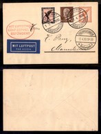 24493 ESTERO - GERMANIA - 1930 – Aerogramma Da Friedrichshaten A Mannheim – Zeppelin Befordert - Other & Unclassified