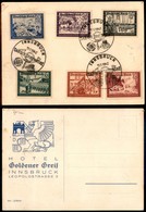 24506 ESTERO - GERMANIA - 1942 - Innsbruck Tag Der Briefmarke - 6 Valori Su Cartonicino - Autres & Non Classés