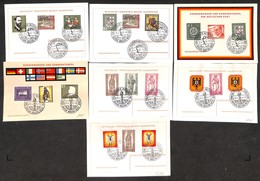 24539 ESTERO - GERMANIA - Fiera Di Hannover - 1957 - 7 Cartoline Con Varie Affrancature E Annulli Speciali - Sonstige & Ohne Zuordnung