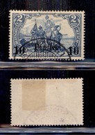 24553 ESTERO - GERMANIA - Uffici Postali All'Estero - Turchia - 1905/1913 - 10 Piaster Su 2 Mark (45) - Usato (60) - Sonstige & Ohne Zuordnung