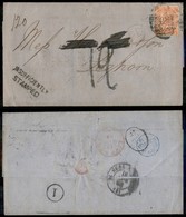 24595 ESTERO - GRAN BRETAGNA - 4 Pence (24-tav.9) Isolato Su Lettera Da Londra A Livorno Del 15.4.68 - Tassata - Autres & Non Classés