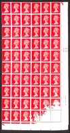 24626 ESTERO - GRAN BRETAGNA - 1967/1969 – 4 P. Elisabetta II (Unif. 476) – Intero Foglio Di 240 Con Gli Ultimi Valori C - Sonstige & Ohne Zuordnung