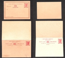 24647 ESTERO - HONG KONG - Cartolina Postale Da 4 Cent + Cartolina Postale Con Risposta Da 4 Cent - Nuove - Andere & Zonder Classificatie