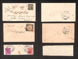 24653 ESTERO - INDIA - Kishangarh + Nawabshah – Due Buste E Un Frammento - Autres & Non Classés