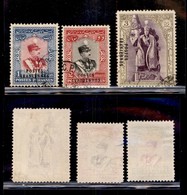 24697 ESTERO - IRAN - 1935 - Soprastampati "postes Iraniennes" (649/651) - 3 Valori - Usati (120) - Sonstige & Ohne Zuordnung