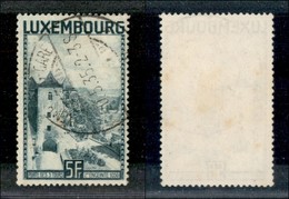 24732 ESTERO - LUSSEMBURGO - 1934 - 5 Fr Paesaggio (258) - Usato - Sonstige & Ohne Zuordnung