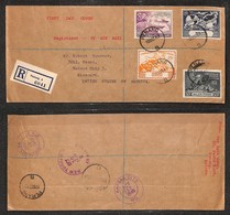 24760 ESTERO - MALESIA - Penang – 1949 – UPU – Raccomandata FDC Per Gli USA - Andere & Zonder Classificatie