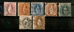 24910 ESTERO - SVIZZERA - 1907 – Helvetia (88/94) – Serie Completa Usata - Sonstige & Ohne Zuordnung