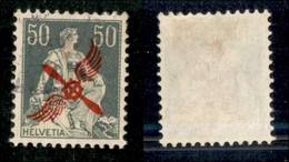 24919 ESTERO - SVIZZERA - 1919 - 50 Cent (145-Aerea) - Usato - Sonstige & Ohne Zuordnung