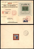 24941 ESTERO - SVIZZERA - GEPH – Esposizione Filatelica Nazionale Ginevra 17.9.43 – Busta + Foglietto + Chiudilettera –  - Andere & Zonder Classificatie