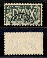 24944 ESTERO - SVIZZERA - 1945 - 3 Franchi Pax (457) - Usato - Sonstige & Ohne Zuordnung