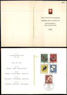 24952 ESTERO - SVIZZERA - 1956 – Pro Juvenute (632/636) – Libretto PTT – FDC - Autres & Non Classés