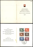 24953 ESTERO - SVIZZERA - 1957 – Servizio – Upu (1/6) – Libretto PTT – FDC - Sonstige & Ohne Zuordnung