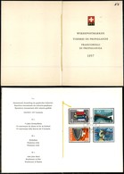 24955 ESTERO - SVIZZERA - 1957 – Grafic'57 (637/640) – Libretto PTT – FDC - Andere & Zonder Classificatie