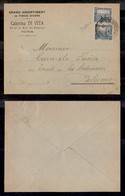 24971 ESTERO - TUNISIA - Piroscafo Postale Italiano 19.5.21 – Busta Da Tunisi A Palermo – Sorani - Autres & Non Classés