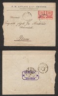 24973 ESTERO - TURCHIA - 1887 – Busta Da Smirne A Ginevra - Andere & Zonder Classificatie