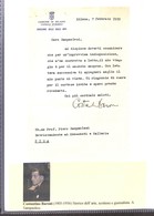 25023 VARIE - AUTOGRAFI - Costantino Baroni – Lettera Dattiloscritta Autografata – Milano 7.2.50 - Andere & Zonder Classificatie