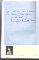 25024 VARIE - AUTOGRAFI - Contessa Mimi Pecci Blunt – Lettera Manoscritta Autografata – Lucca 20.9.57 - Andere & Zonder Classificatie