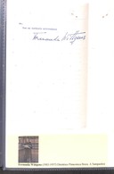 25044 VARIE - AUTOGRAFI - Fernanda Wittgens – Lettera Dattiloscritta Autografata – Milano 12.6.56 - Andere & Zonder Classificatie