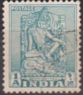 1st DEF. ON ARCHAEOLOGICAL & HISTORICAL MONUMENTS , BODHISATTVA(Left Hand On Knee) USED STAMP FROM INDIA - Used Stamps