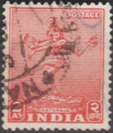 1st DEF. ON ARCHAEOLOGICAL & HISTORICAL MONUMENTS ,NATARAJ DANCE USED STAMP FROM INDIA - Used Stamps