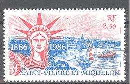 Saint Pierre Et Miquelon: Yvert N° 471°; Statue De La Liberté - Used Stamps