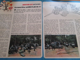 Page Issue De SPIROU Années 70 / MISTER KIT Présente : DOUBLE PAGE / GERMAN GUN FLAK 88 MM De TAMIYA 1/35e - France