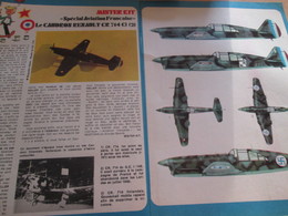 Page Issue De SPIROU Années 70 / MISTER KIT Présente : DOUBLE PAGE / SPECIAL AVIATION FRANCAISE LE CAUDRON RENAULT CR714 - Frankrijk