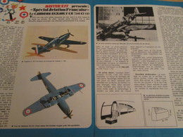 Page Issue De SPIROU Années 70 / MISTER KIT Présente : DOUBLE PAGE / SPECIAL AVIATION FRANCAISE LE CAUDRON RENAULT CR714 - Frankrijk