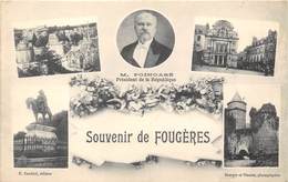 35-FOUGERES- SOUVENIR DE FOUGERES MULTIVUES - Fougeres