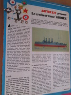 Page Issue De SPIROU Années 70 / MISTER KIT Présente : LE CROISEUR RUSSE AURORA Par HELLER - France