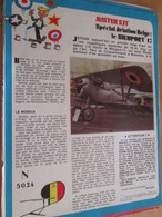 Page Issue De SPIROU Années 70 / MISTER KIT Présente : SPECIAL AVIATION BELGE LE NIEUPORT 17 Par REVELL 1/72e - Frankrijk