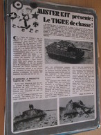 Page Issue De SPIROU Années 70 / MISTER KIT Présente : LE CHAR TIGRE DE CHASSE Par TAMIYA 1/35e - Frankrijk