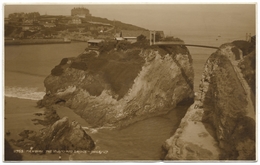 Newquay The Island And Bridge - Real Photo C1935 - Judges - Newquay