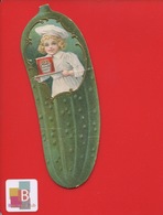 HEINZ CHROMO DECOUPIS EN FORME DE CORNICHON PETIT CUISINIER MARMITON PITTSBURGH 12,5 CM - Angeles