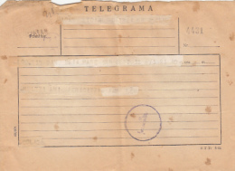 72322- TELEGRAMME SENT FROM CLUJ NAPOCA TO BAIA MARE, 1960, ROMANIA - Telegraphenmarken