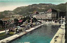 Suisse - Ref D369- Villars Sur Ollon - La Piscine  - Carte Bon Etat - - Villars-les-Moines