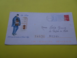 Entier Postal PAP Local Personnalisé La Poste 250 Ans De Service Saint Lys (facteur) Haute Garonne Circulé En 2005 - PAP: Antwort/Luquet