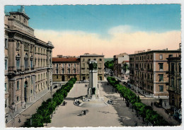 TARANTO   PIAZZA  DELLA  VITTORIA    ACQUARELLATA      (VIAGGIATA) - Taranto