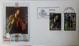 Delcampe - J) 1982 SPAIN, SANTO TOMAS (EL GRECO), SAN ANDRES AND SAN FRANCISCO (EL GRECO), MULTIPLE STAMPS, FDC - FDC