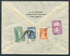 Turkey Constantinople Cover -  Prof. Kratschowsky, Science Academy, Leningrad, Russia - Lettres & Documents