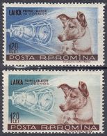 ROMANIA - 1957 - Serie Completa Nuova MNH: Yvert  1550/1551; 2 Valori; Laika E Lo Sputnik. - Nuovi