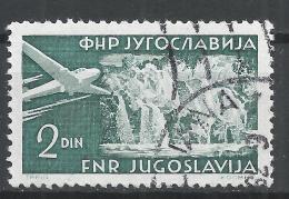 Yugoslavia 1951. Scott #C35 (U) Cascades Plitvice * - Luftpost