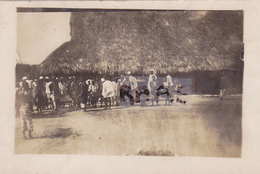 CARTE PHOTO,AFRIQUE OCCIDENTALE FRANCAISE,AFRIQUE NOIRE,FETE AU VILLAGE,MUSIQUE,DANSE,FETICHEUR,RARE - Non Classés