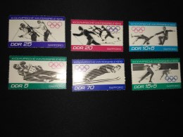 East Germany 1972 Olympic Winter Games SC#1345-1348 B163-B164 - Winter 1972: Sapporo