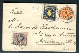 Suède - Entier Postal + Complément De Ostersund Pour La France En 1911 - Interi Postali