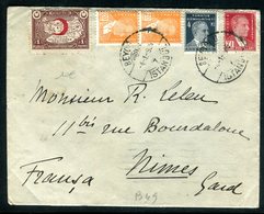 Turquie - Enveloppe De Istambul Pour La France En 1936 - B 49 - Cartas & Documentos