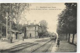 1 Cpa Jonchery Sur Vesle "Train En Gare" - Jonchery-sur-Vesle